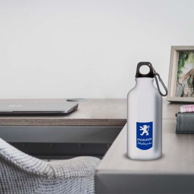 Gourde Alu et Thermos Peugeot Logo Motocycle