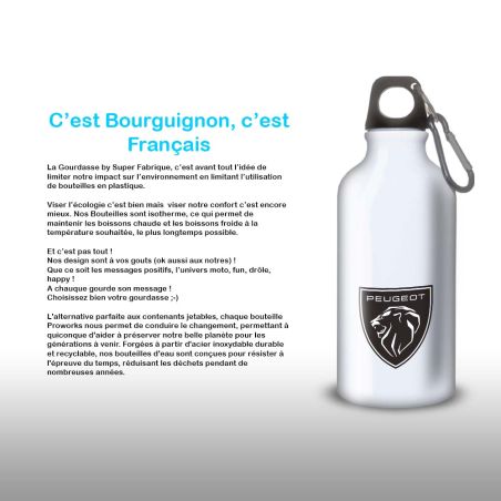 Gourde Alu et Thermos Peugeot Logo Lion