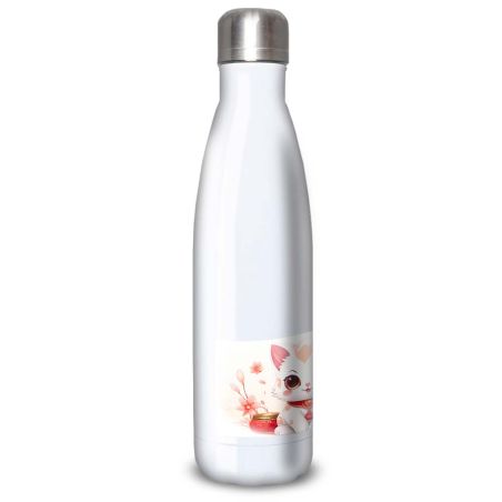 Gourde Alu et Thermos Chat Maneki-neko Gourde Alu et Thermos Chat Maneki-neko