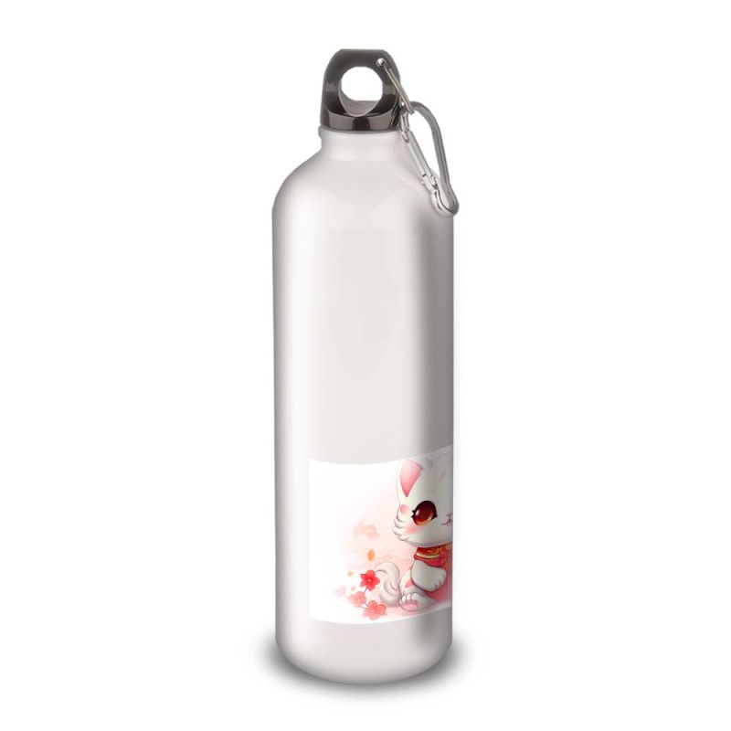 Gourde Alu et Thermos Chat Kawaii
