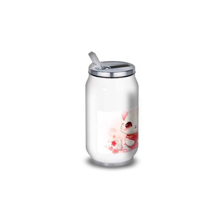 Gourde Alu et Thermos Chat Kawaii