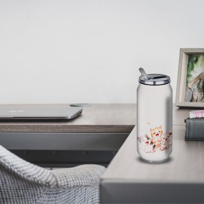 Gourde Alu et Thermos Chatons