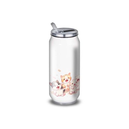 Gourde Alu et Thermos Chatons Gourde Alu et Thermos Chatons
