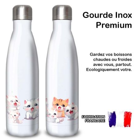 Gourde Alu et Thermos happy kittens
