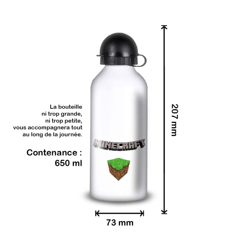 Gourde Alu et Thermos Minecraft Gourde Alu et Thermos Minecraft