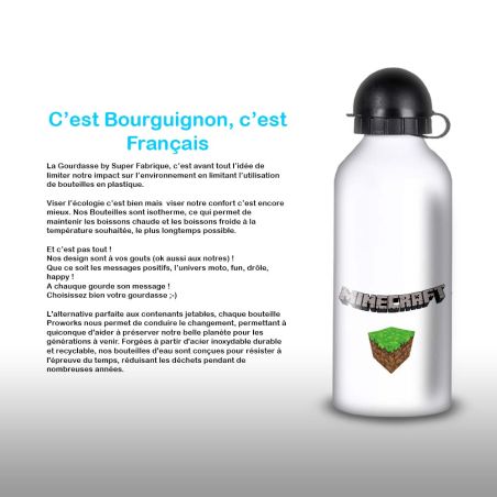 Gourde Alu et Thermos Minecraft Gourde Alu et Thermos Minecraft