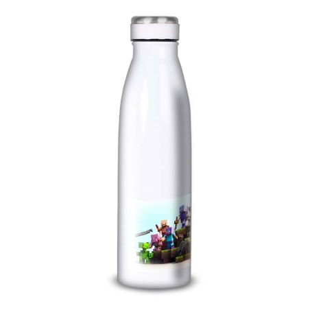 Gourde Alu et Thermos Minecraft design Gourde Alu et Thermos Minecraft design