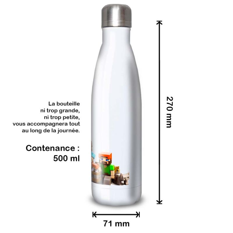 Gourde Alu et Thermos Minecraft Play Gourde Alu et Thermos Minecraft Play