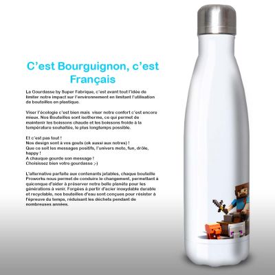 Gourde Alu et Thermos Minecraft Play