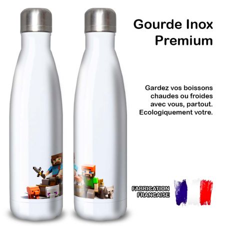 Gourde Alu et Thermos Minecraft Play Gourde Alu et Thermos Minecraft Play