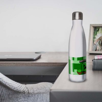 Gourde Alu et Thermos Minecraft Logo landscape
