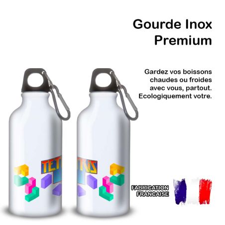 Gourde Alu et Thermos Tetris Logo Gourde Alu et Thermos Tetris Logo
