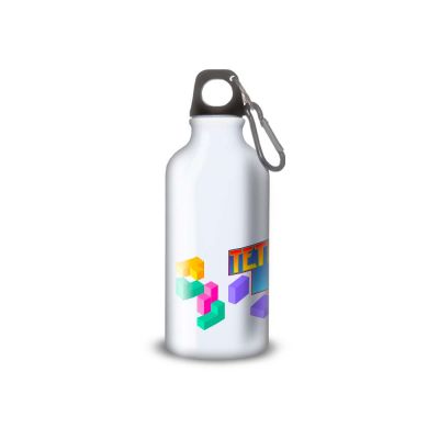 Gourde Alu et Thermos Tetris Logo