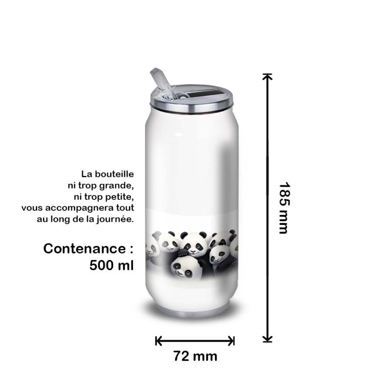 Gourde Alu et Thermos Panda Gourde Alu et Thermos Panda