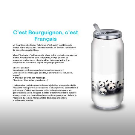 Gourde Alu et Thermos Panda Gourde Alu et Thermos Panda