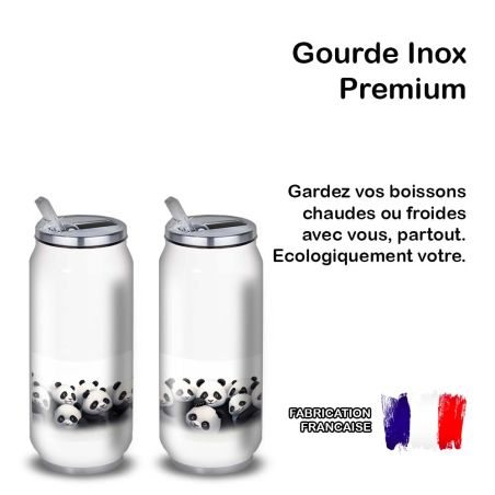 Gourde Alu et Thermos Panda Gourde Alu et Thermos Panda