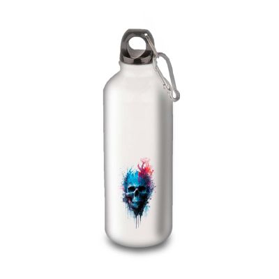 Gourde Alu et Thermos Tête de Mort