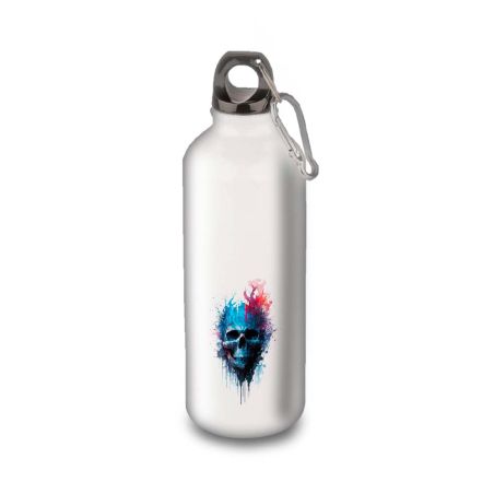 Gourde Alu et Thermos Tête de Mort Gourde Alu et Thermos Tête de Mort