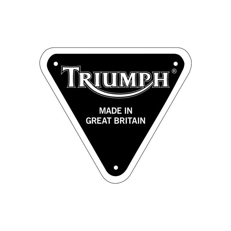 Stickers rétro éclairant Triumph noir Stickers rétro éclairant Triumph noir