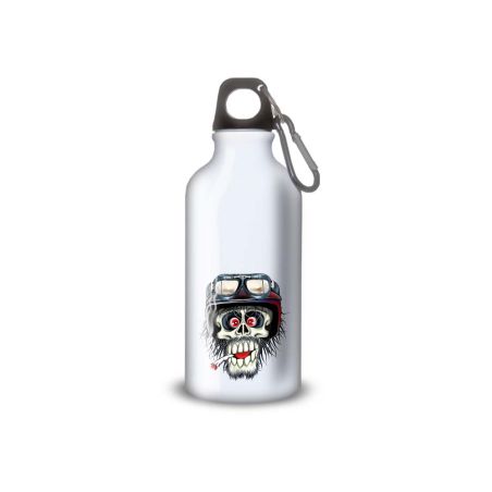 Gourde Alu et Thermos Tête de Mort motard fun Gourde Alu et Thermos Tête de Mort motard fun