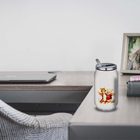 Gourde Alu et Thermos Winnie et Tigrou Gourde Alu et Thermos Winnie et Tigrou