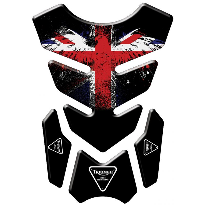 Protège réservoir pour moto Triumph drapeau Anglais