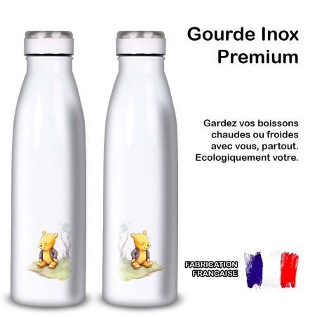 Gourde Alu et Thermos Winnie The Pooh Custom Gourde Alu et Thermos Winnie The Pooh Custom