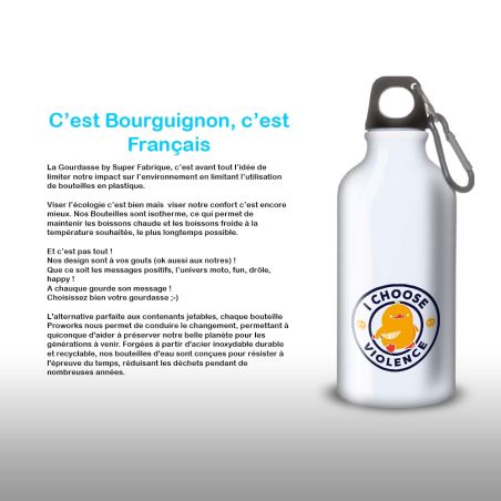 Gourde Alu et Thermos Duck - I choose violence Gourde Alu et Thermos Duck - I choose violence