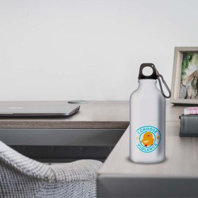 Gourde Alu et Thermos Duck - I choose violence - Bleu