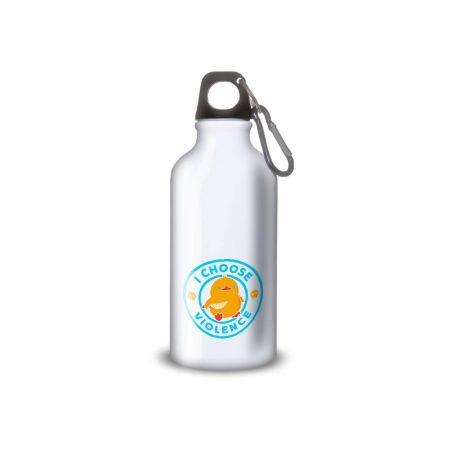 Gourde Alu et Thermos Duck - I choose violence - Bleu Gourde Alu et Thermos Duck - I choose violence - Bleu