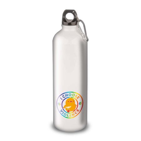Gourde Alu et Thermos Duck - I choose violence - Rainbow Gourde Alu et Thermos Duck - I choose violence - Rainbow