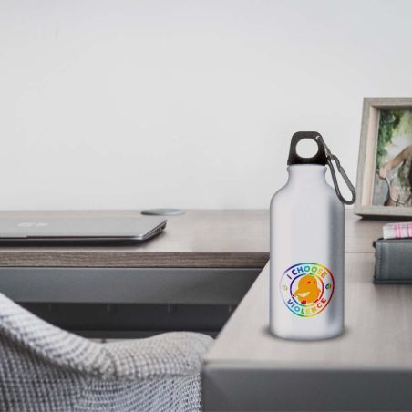 Gourde Alu et Thermos Duck - I choose violence - Rainbow Gourde Alu et Thermos Duck - I choose violence - Rainbow