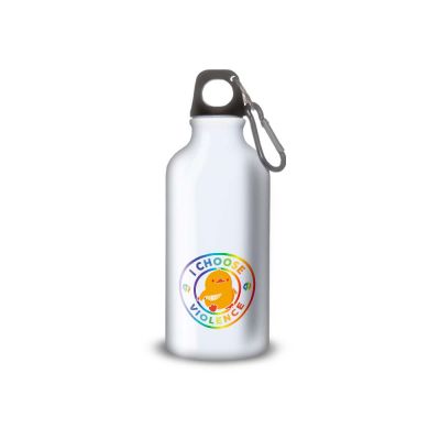 Gourde Alu et Thermos Duck - I choose violence - Rainbow