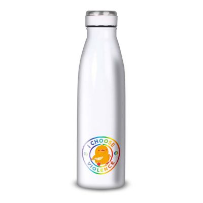 Gourde Alu et Thermos Duck - I choose violence - Rainbow