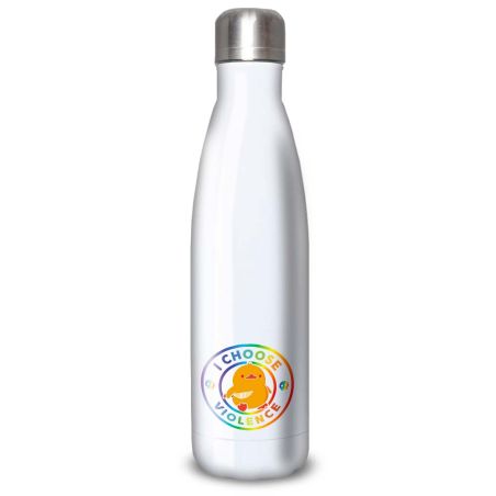 Gourde Alu et Thermos Duck - I choose violence - Rainbow Gourde Alu et Thermos Duck - I choose violence - Rainbow