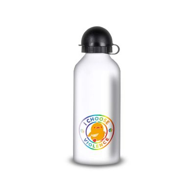 Gourde Alu et Thermos Duck - I choose violence - Rainbow