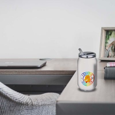 Gourde Alu et Thermos Duck - I choose violence - Rainbow