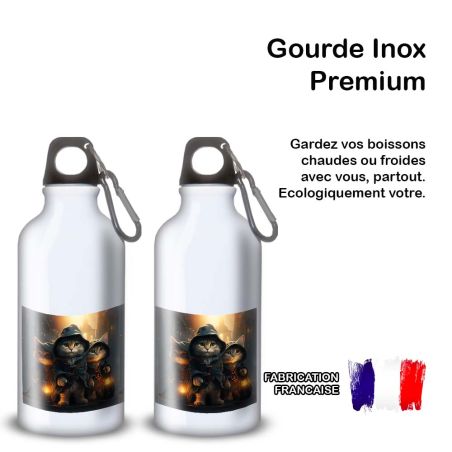 Gourde Alu et Thermos les 3 mouscataires Gourde Alu et Thermos les 3 mouscataires