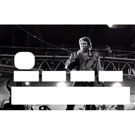 Autocollant CB Johnny Hallyday Autocollant CB Johnny Hallyday
