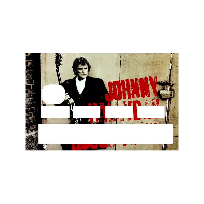 Stickers pour carte bancaire Johnny Hallyday Stickers pour carte bancaire Johnny Hallyday