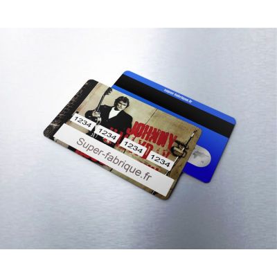 Stickers pour carte bancaire Johnny Hallyday