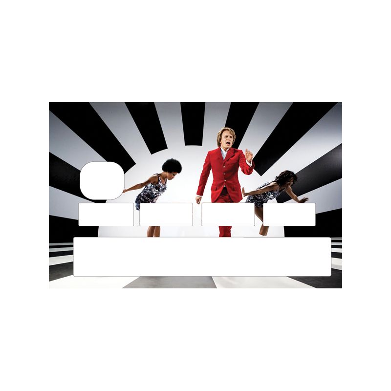 Autocollant carte bleue Claude françois disco Autocollant carte bleue Claude françois disco