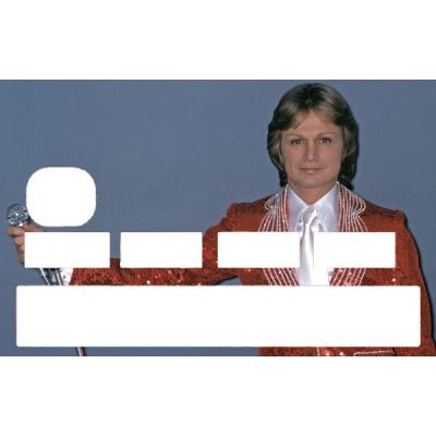 Stickers carte bancaire Claude Francois