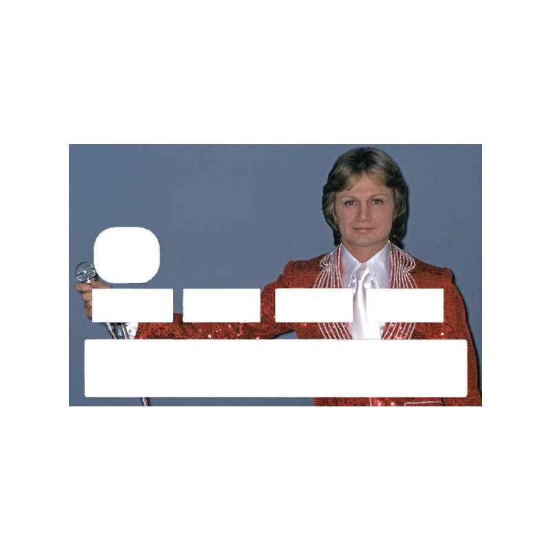 Stickers Carte bancaire Claude Francois Stickers Carte bancaire Claude Francois