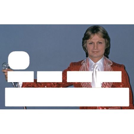 Stickers Carte bancaire Claude Francois Stickers Carte bancaire Claude Francois