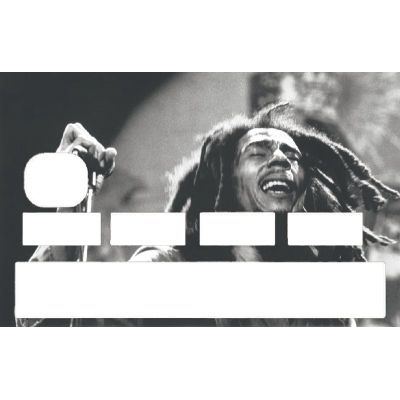 Stickers carte bleue Bob Marley