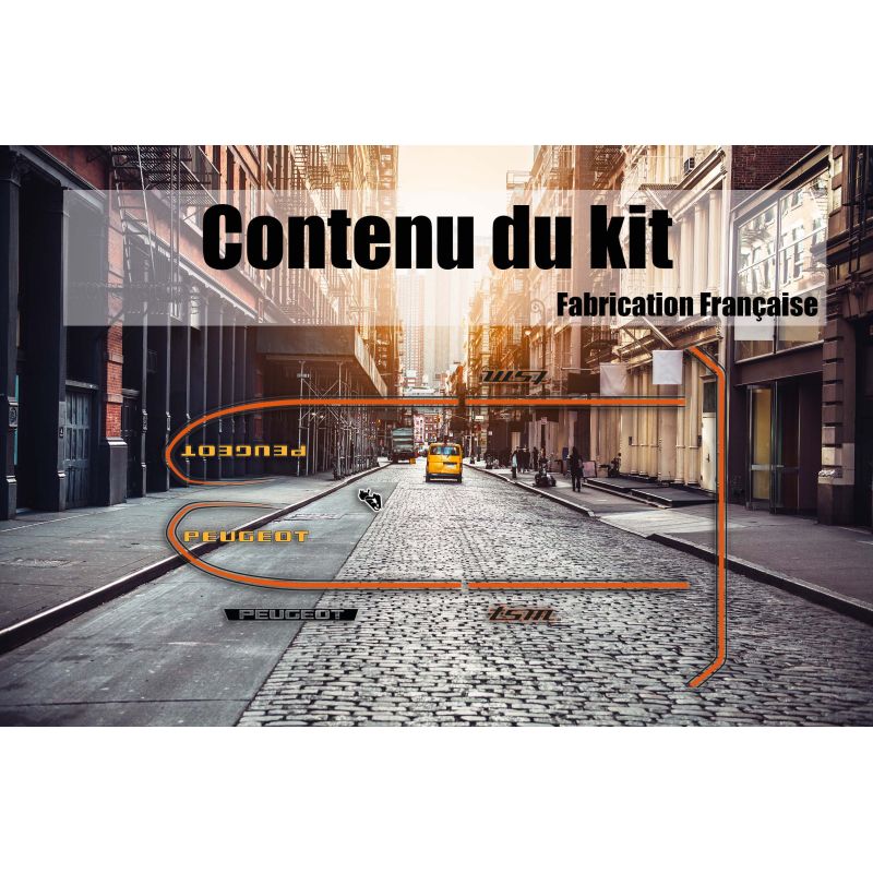 Pack stickers complet pour Peugeot TSM Pack stickers complet pour Peugeot TSM