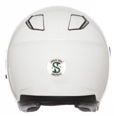 sticker rétro réfléchissant pour casque de moto