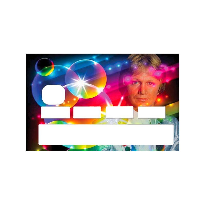 Stickers Claude François Pour carte bleue