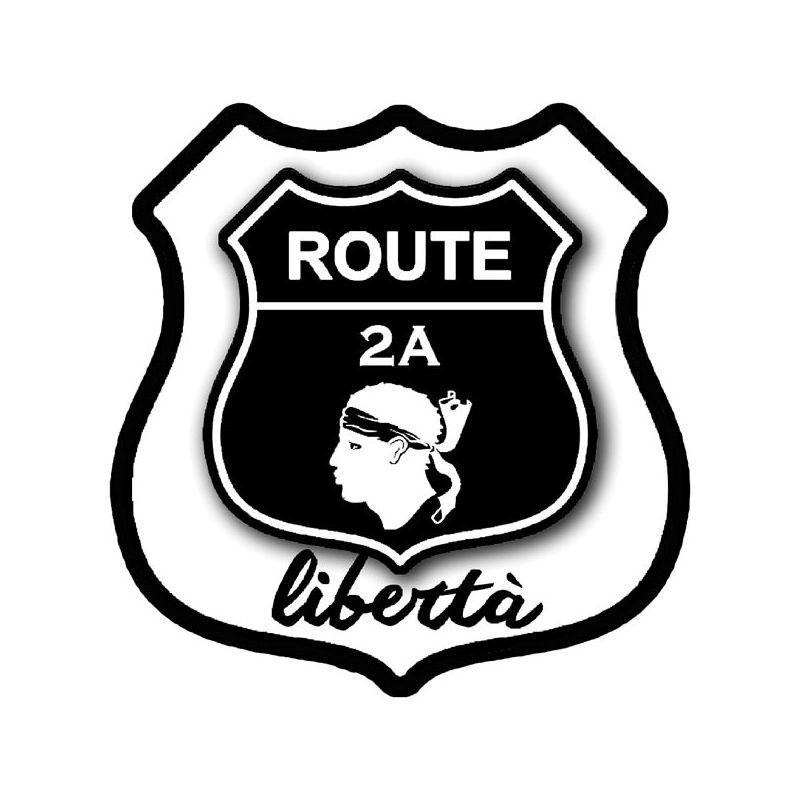 Sticker casque moto Corse Liberta